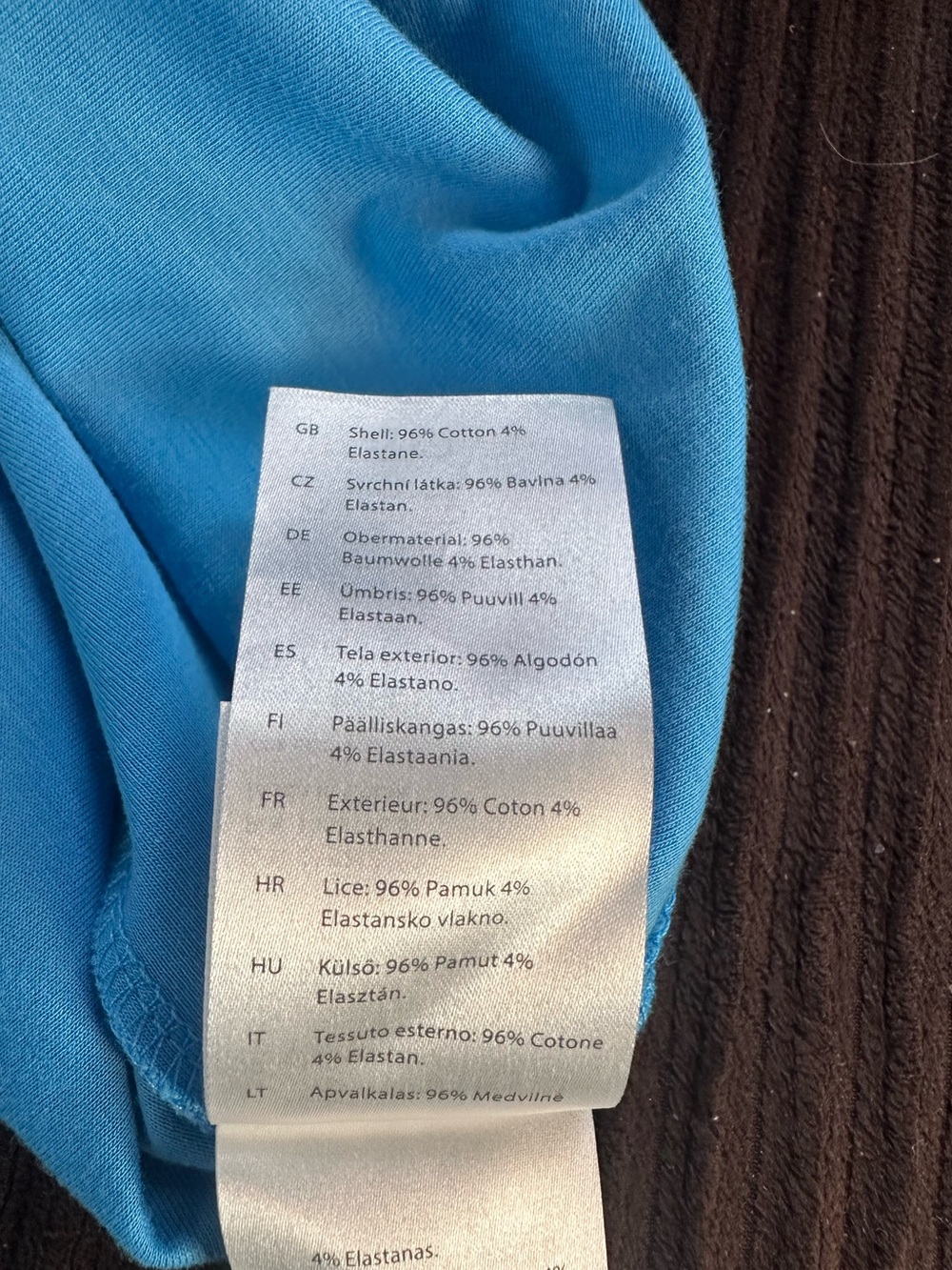 COS Signature Draped-Sleeve Midi Dress. Azure Blue,Soft Jersey Fabric. Leg Slits - Picture 8 of 16